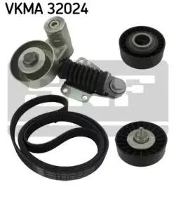 VKMA 32024 SKF Поликлиновой ременный комплект